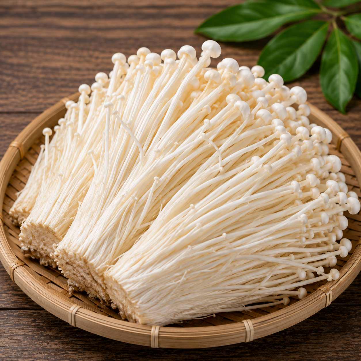 Fresh Enoki Mushroom Supplier and Exporter in India - Deep Vegetables Company