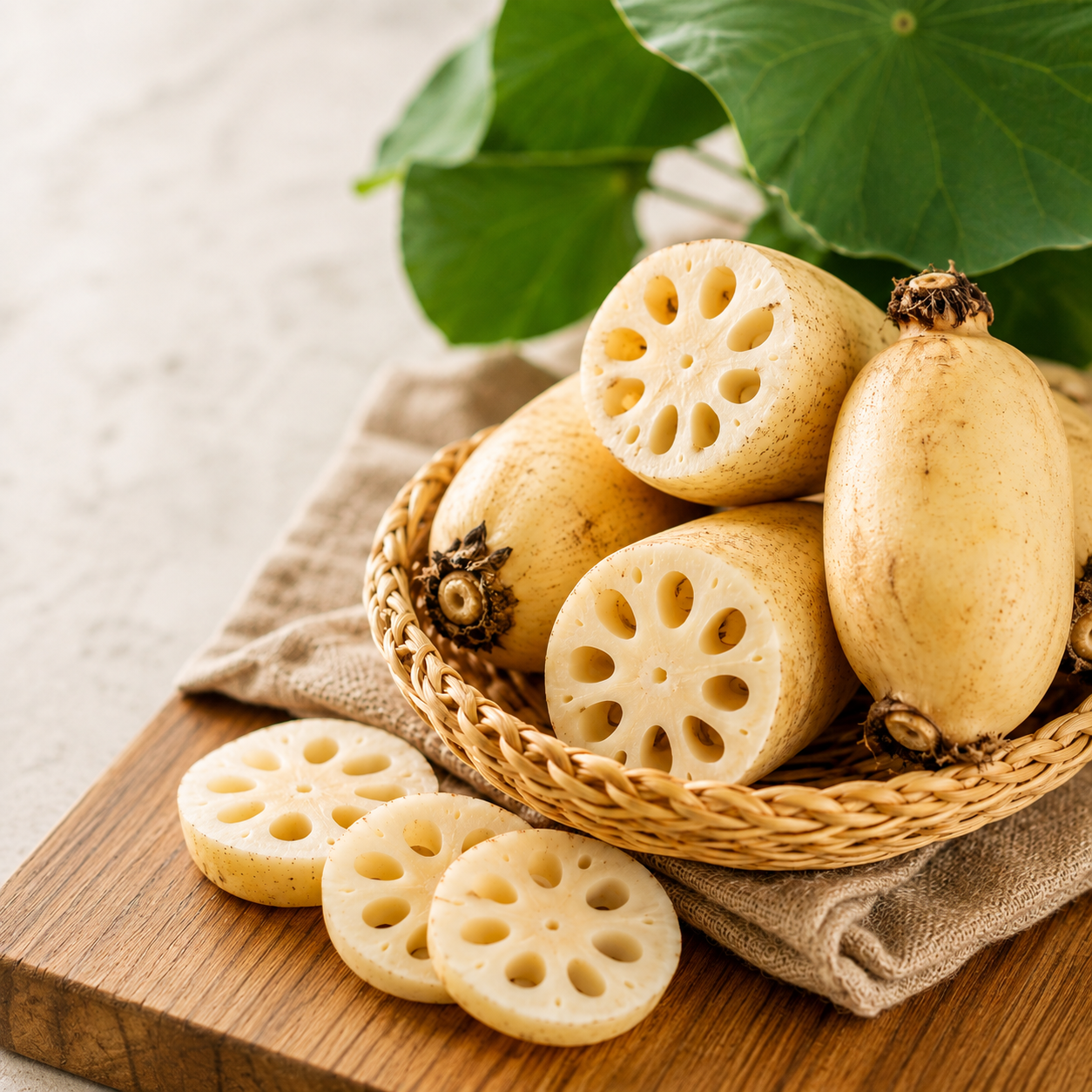 Fresh Lotus Root Supplier and Exporter in India - Deep Vegetables Company