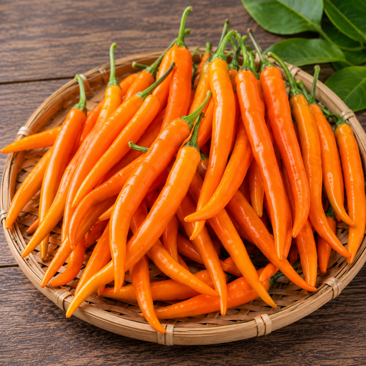 Fresh Orange Chilli Long Supplier and Exporter in India - Deep Vegetables Company