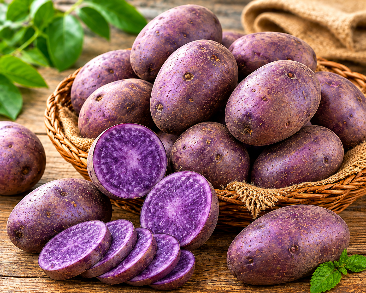 Fresh Purple Potato Supplier and Exporter in India - Deep Vegetables Company