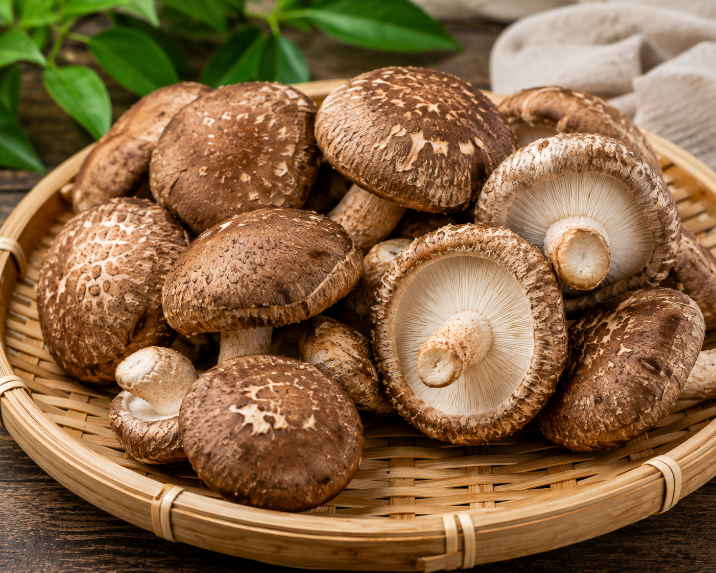 Fresh Shiitake Mushroom Supplier and Exporter in India - Deep Vegetables Company